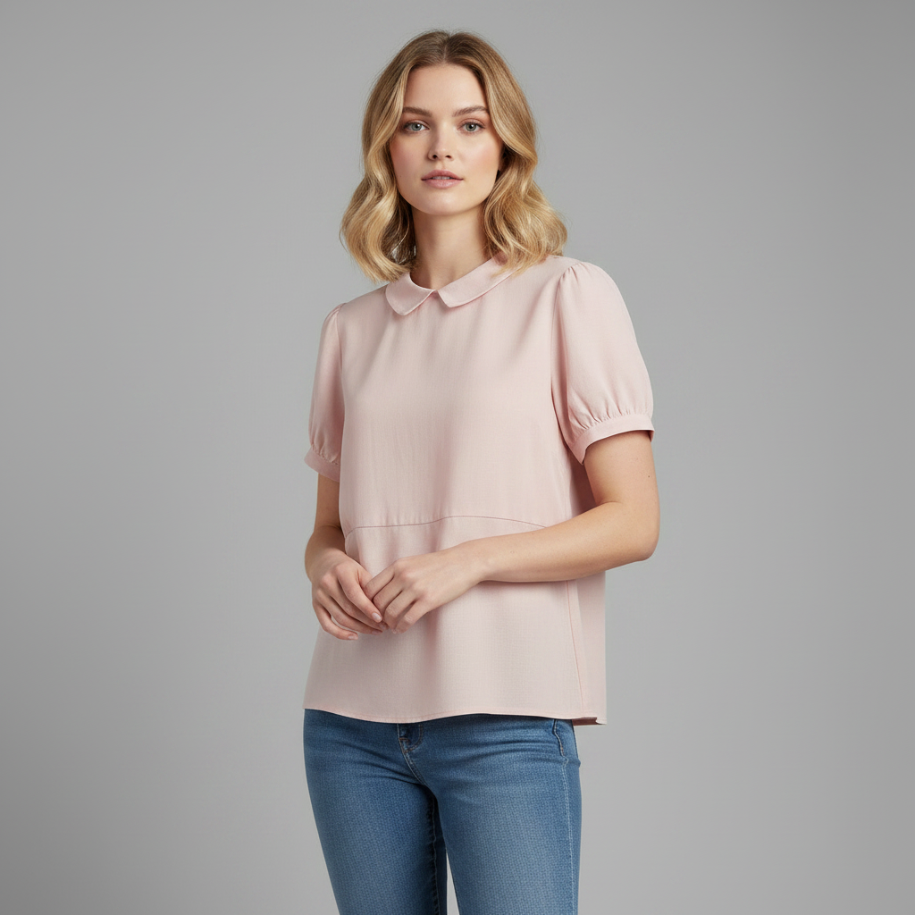 Collared Women's Blouse | Casual Lightweight Top