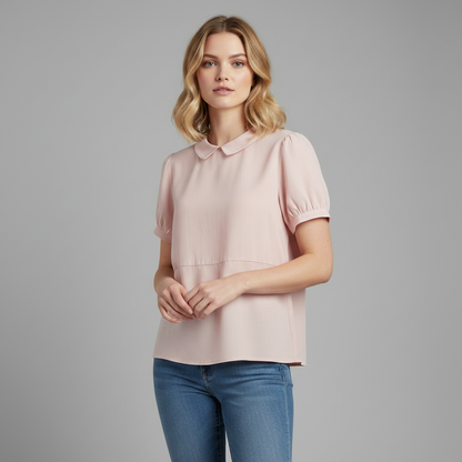 Collared Women's Blouse | Casual Lightweight Top