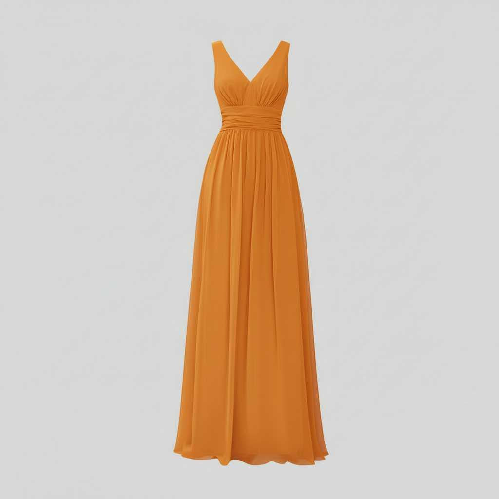 Elegant V-Neck Maxi Dress | Women's Summer Dress