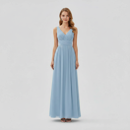 Elegant V-Neck Maxi Dress | Women's Summer Dress