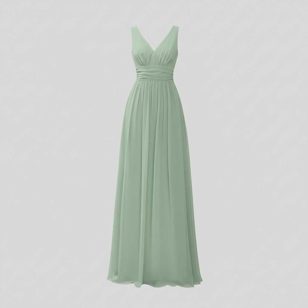 Elegant V-Neck Maxi Dress | Women's Summer Dress