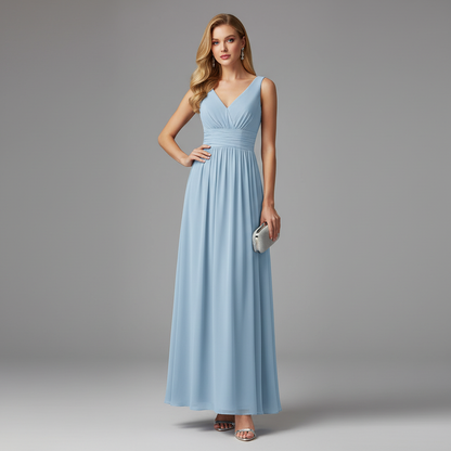 Elegant V-Neck Maxi Dress | Women's Summer Dress