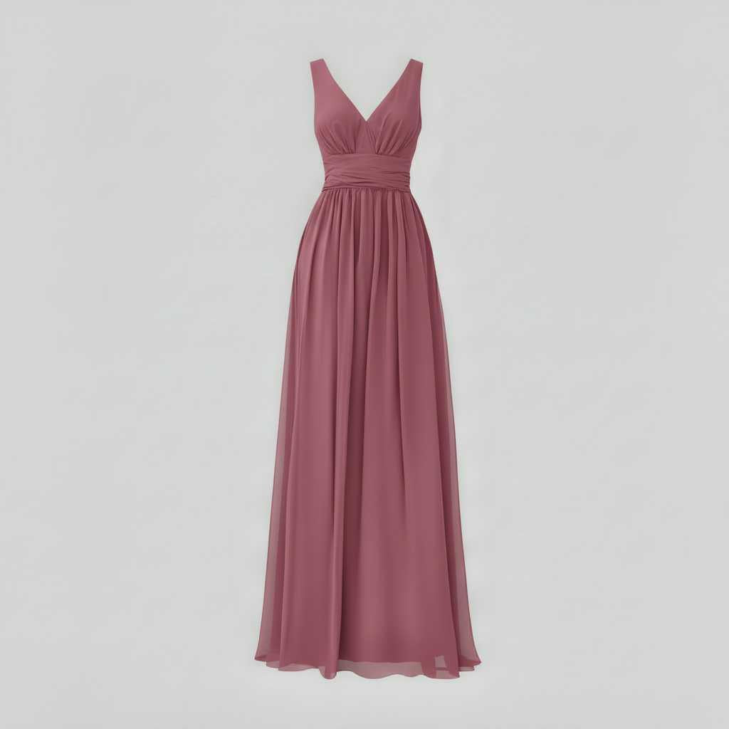 Elegant V-Neck Maxi Dress | Women's Summer Dress