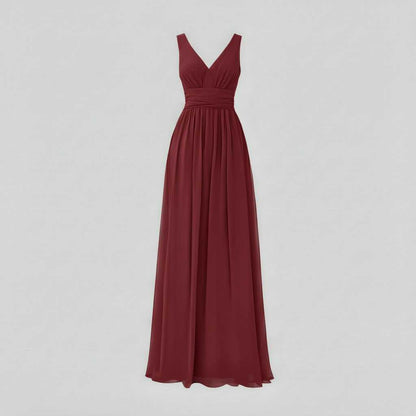 Elegant V-Neck Maxi Dress | Women's Summer Dress