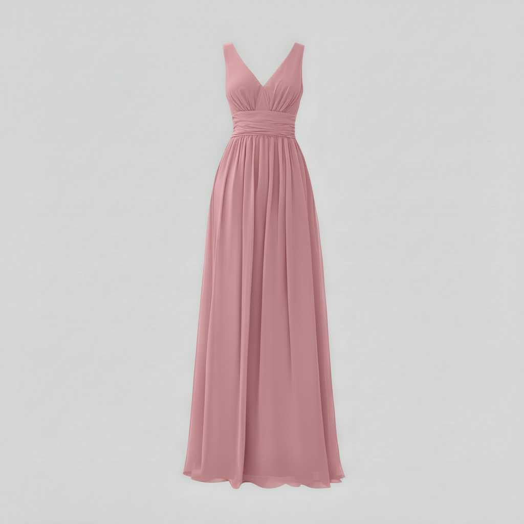 Elegant V-Neck Maxi Dress | Women's Summer Dress