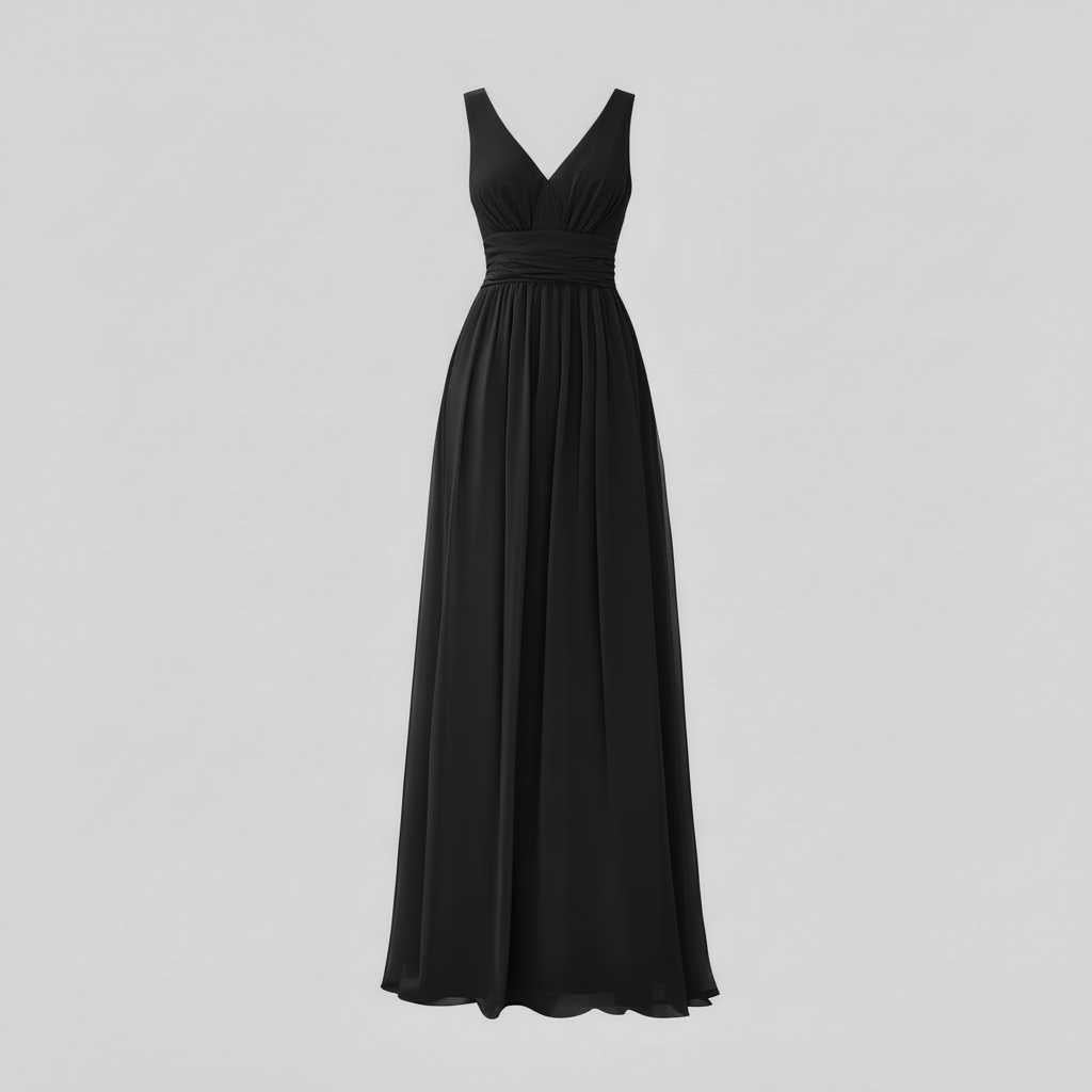 Elegant V-Neck Maxi Dress | Women's Summer Dress