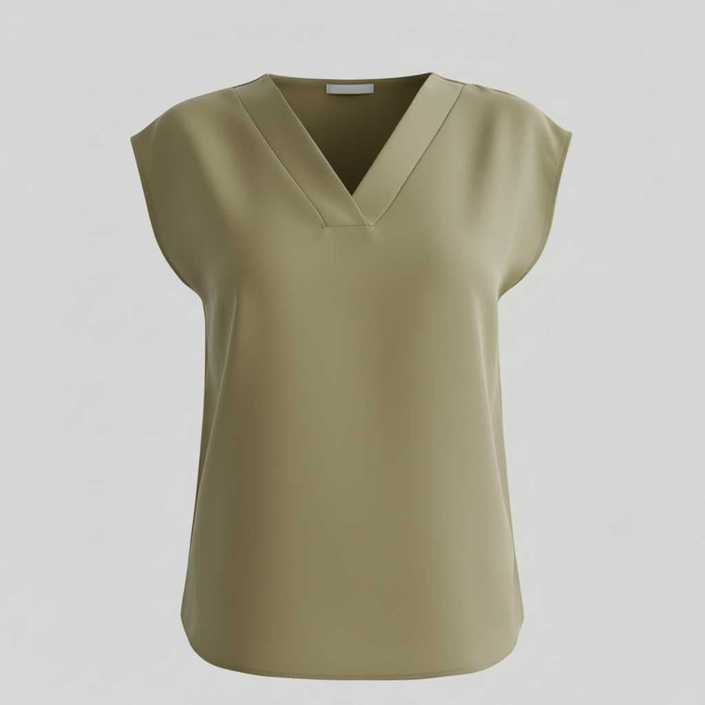 Modern V-Neck Blouse | Women's Going Out Top