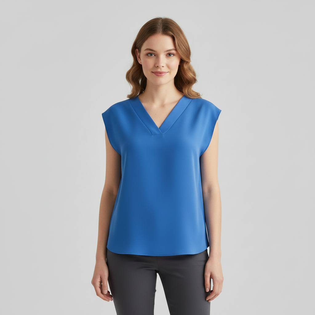 Modern V-Neck Blouse | Women's Going Out Top