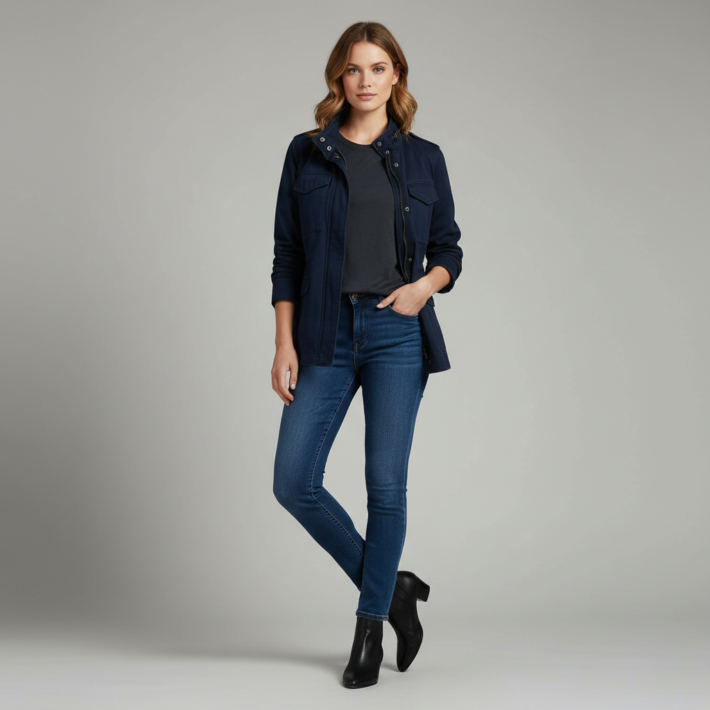 Modern Women's Zipper Jacket | Casual Outerwear