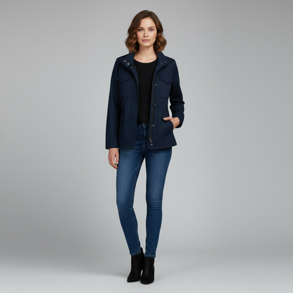 Modern Women's Zipper Jacket | Casual Outerwear