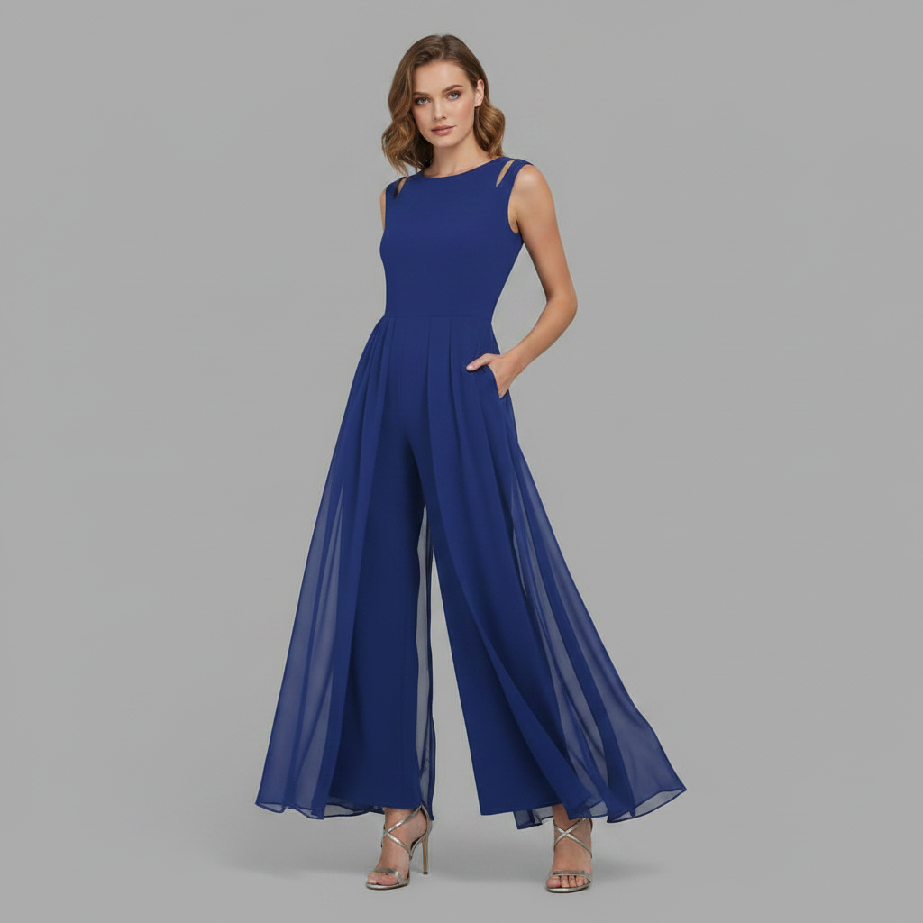 Sleeveless Wide Leg Jumpsuit | Women's Jumpsuit for Summer