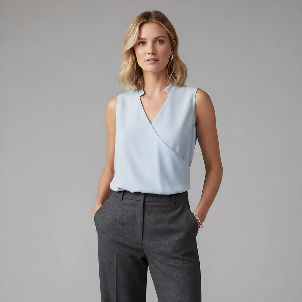 Women's V-Neck Summer Top | Blouses for Women