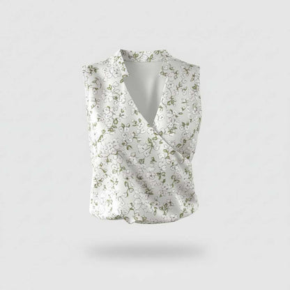 Women's V-Neck Summer Top | Blouses for Women